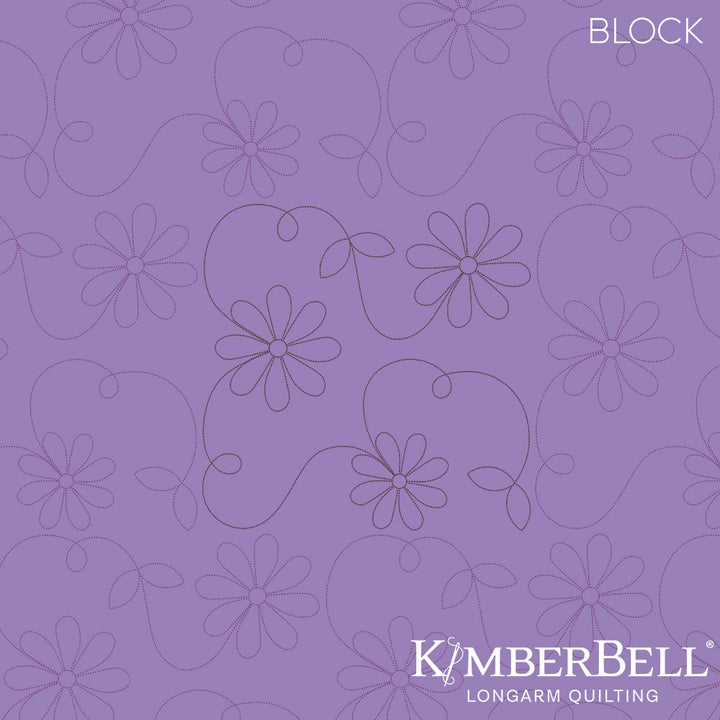 Daisy 1 Longarm Quilting Set (Edge-to-Edge + Block)