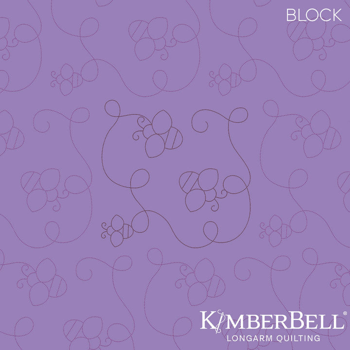 Bee 1 Longarm Quilting Set (Edge-to-Edge + Block)