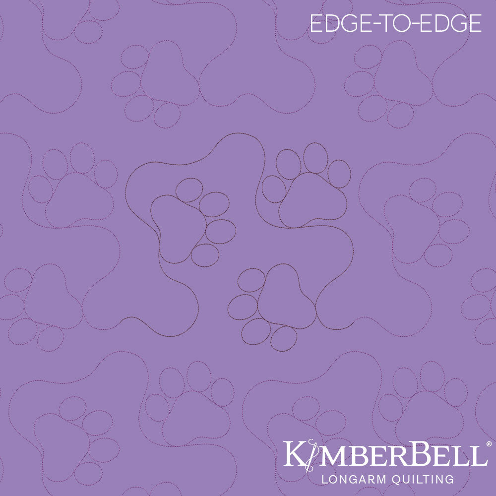 Paw Print 1 Longarm Quilting Set (Edge-to-Edge + Block)