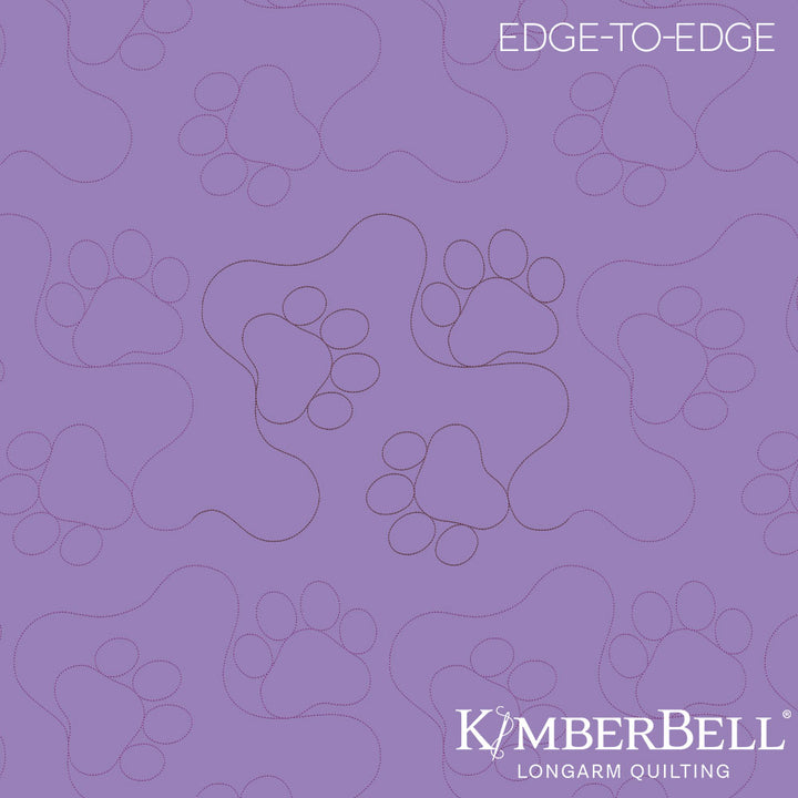 Paw Print 1 Longarm Quilting Set (Edge-to-Edge + Block)