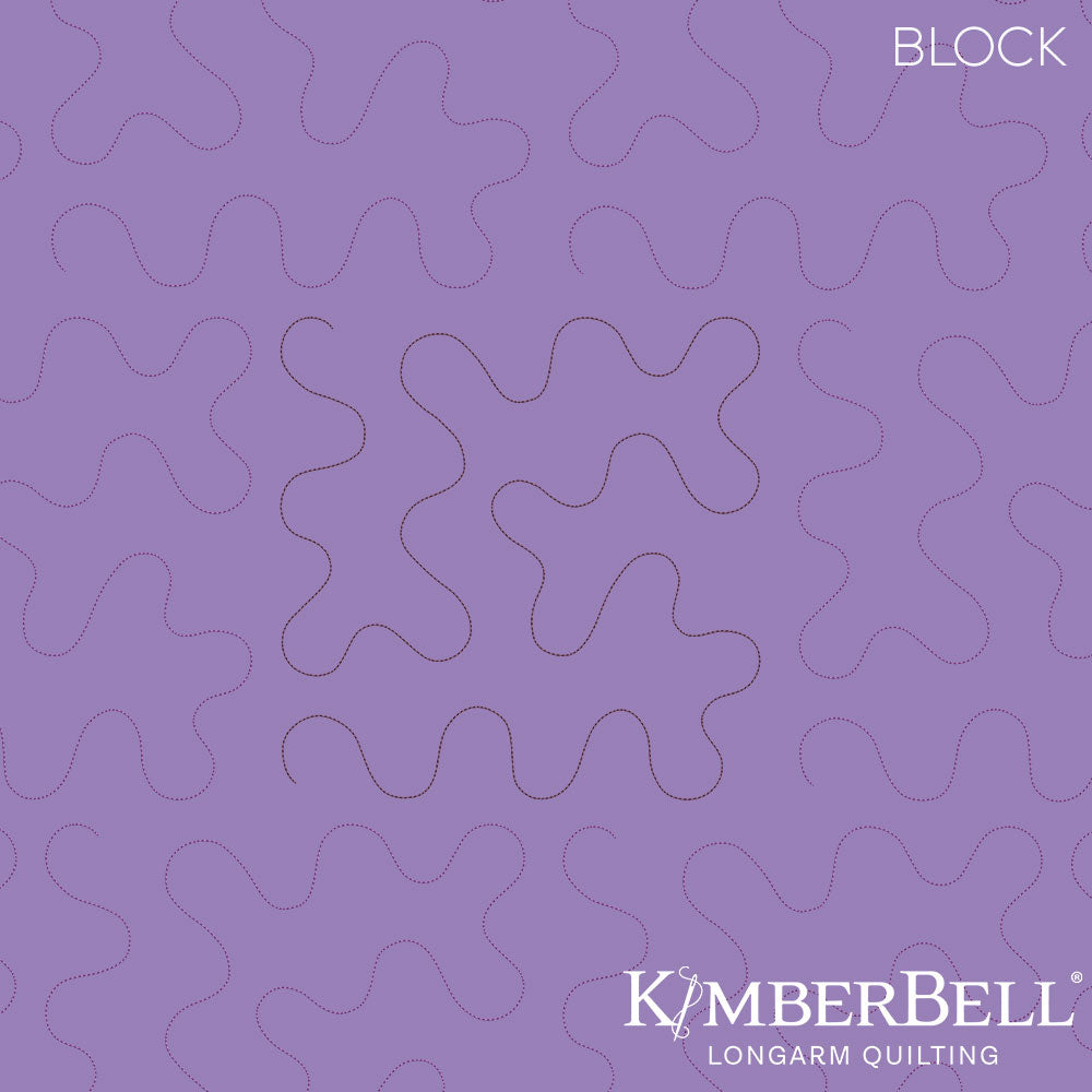 Stipple 1 Longarm Quilting Set (Edge-to-Edge + Block)