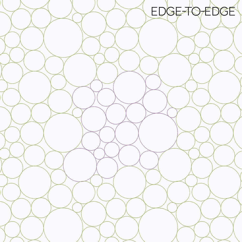 Pebble Edge-to-Edge 1 Longarm Quilting