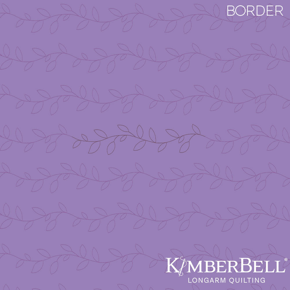 Vine Border 1 Longarm Quilting Set (Border + Corner)