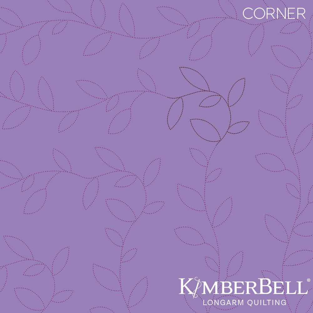 Vine Border 1 Longarm Quilting Set (Border + Corner)
