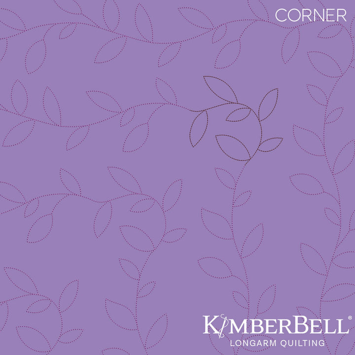 Vine Border 1 Longarm Quilting Set (Border + Corner)