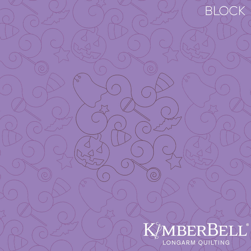 Halloween 1 Longarm Quilting Set (Edge-to-Edge + Block)