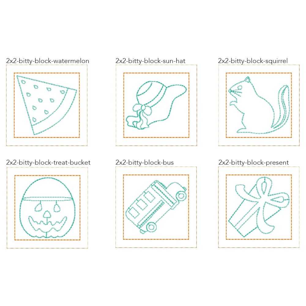 Cuties Vol. 2 Quilting Bundle, July-December