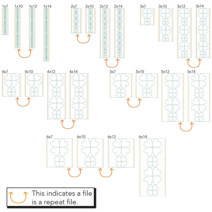 St Patricks Border 2 sizes