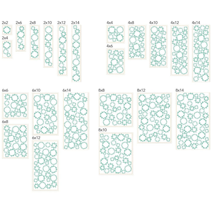 KDQ187 Plant 8 Quilting Background Extracts
