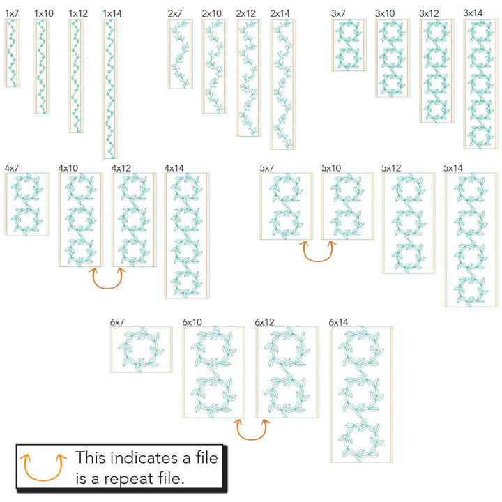 Plant Border 2 sizes