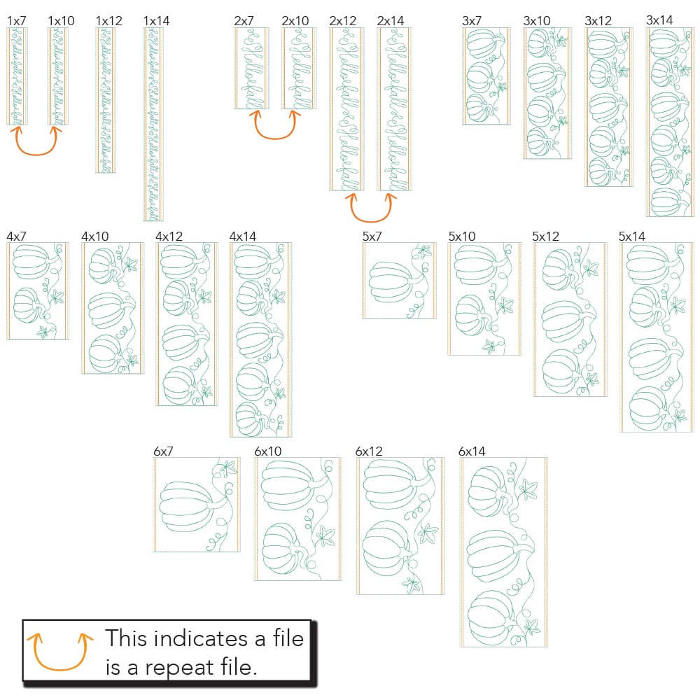 Autumn Border 3 sizes