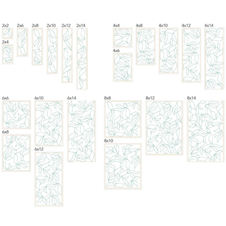 Wavy 8 background quilting design files