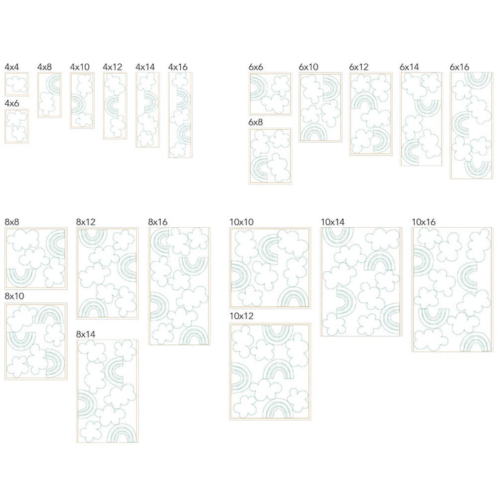 Spring 5 embroidery sizes