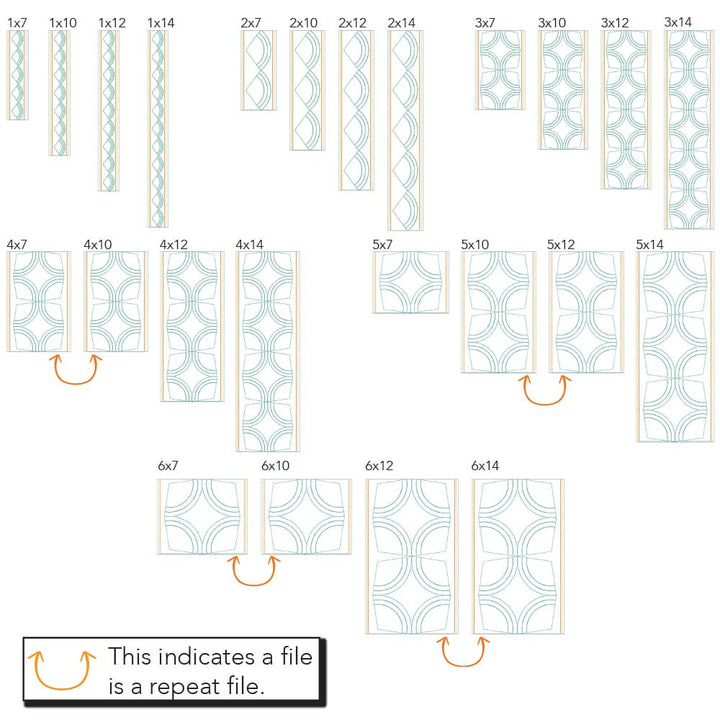 geometric border 7 files