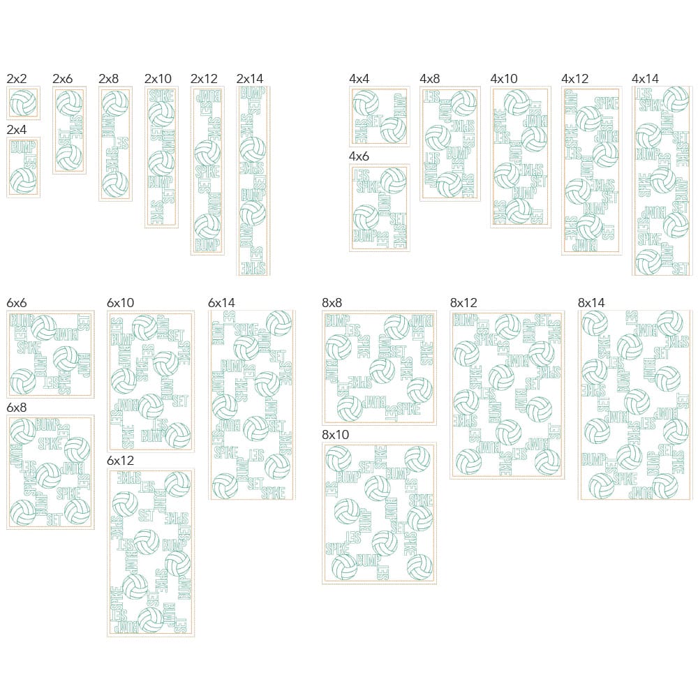 Sport 7 background quilting design embroidery tiles