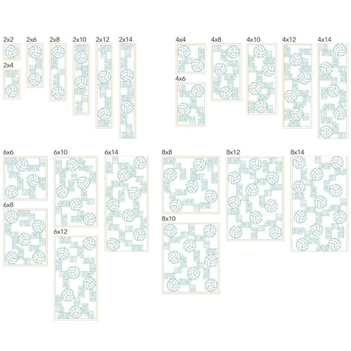 Sport 7 background quilting design embroidery tiles