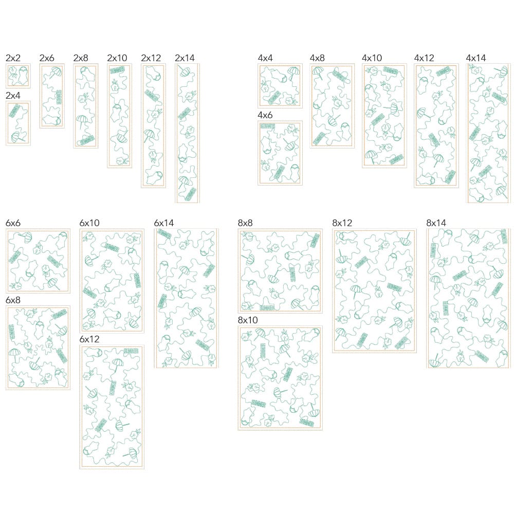 Mini Quilts, Vol. 2: July-December Quilting Bundle