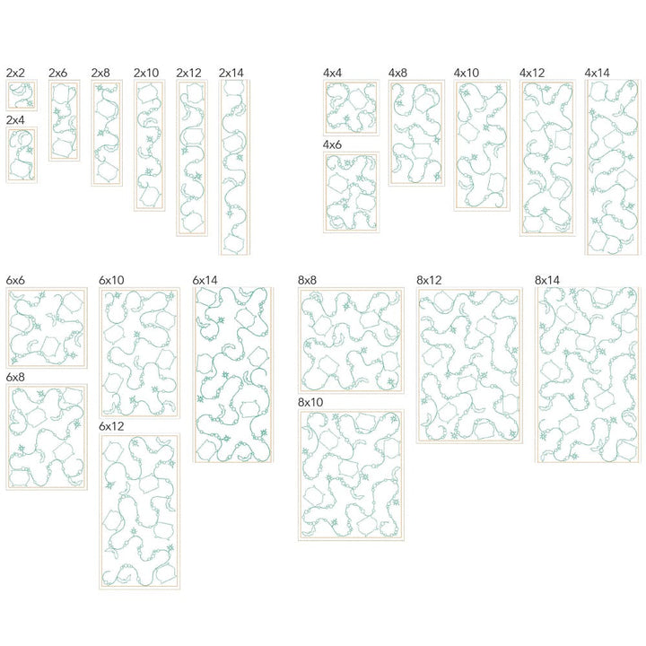 halloween 8 background quilting design tiles