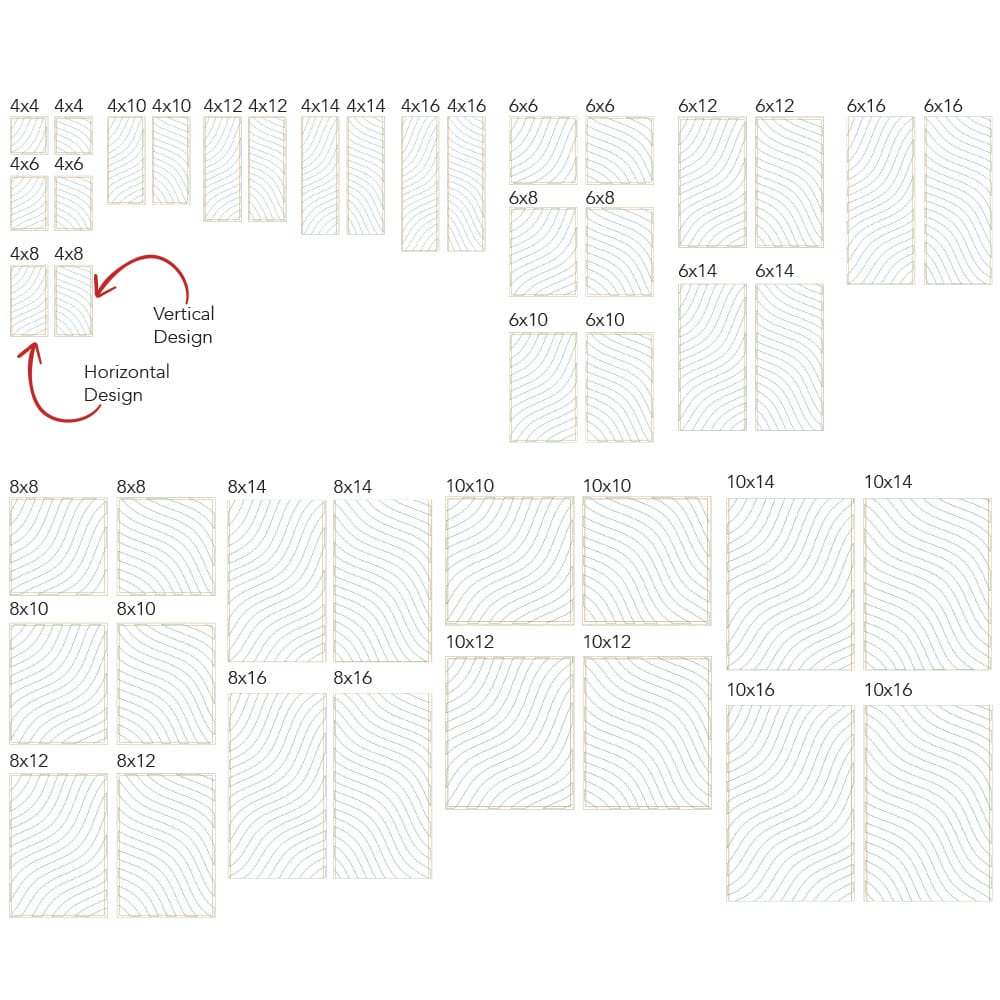 wavy 10 background quilting design tiles