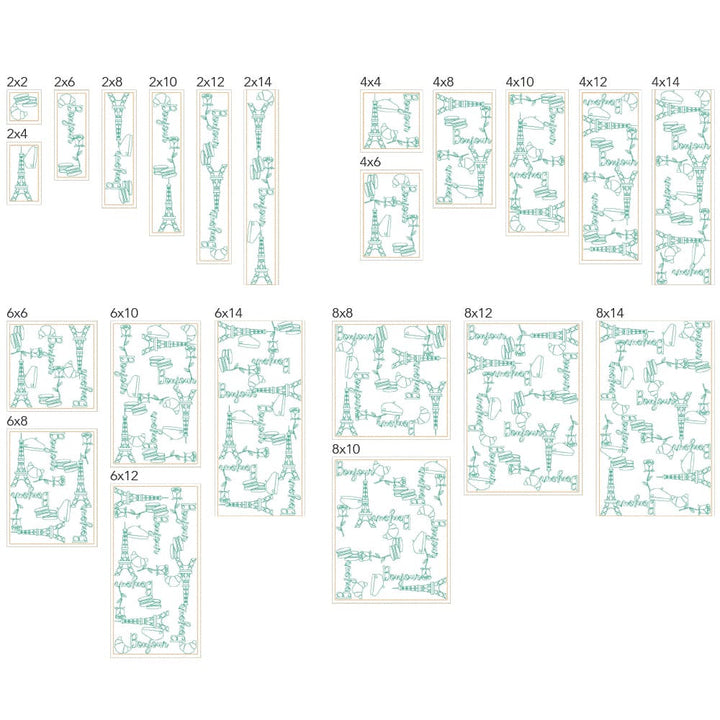 France 1 background quilting design tiles