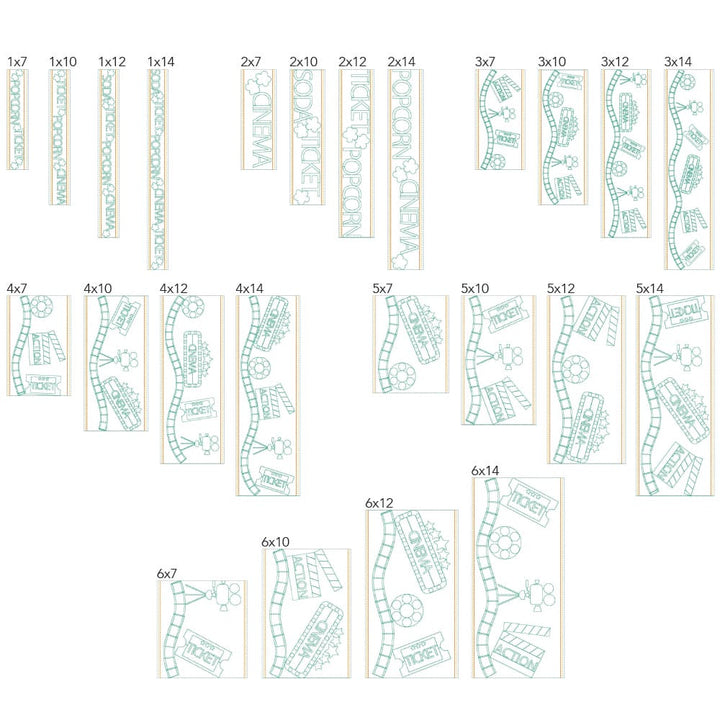 Entertainment Border 1 background quilting design sizes
