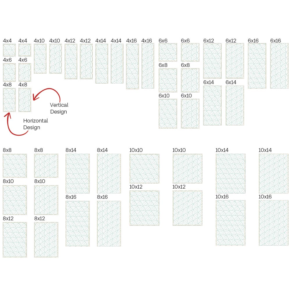 Fan 1 Background Quilting