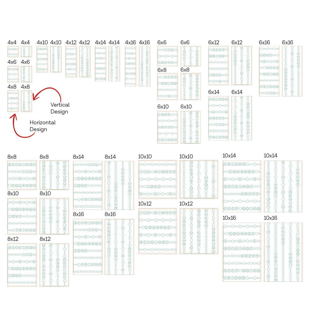 Jewelry 1 - Background Quilting