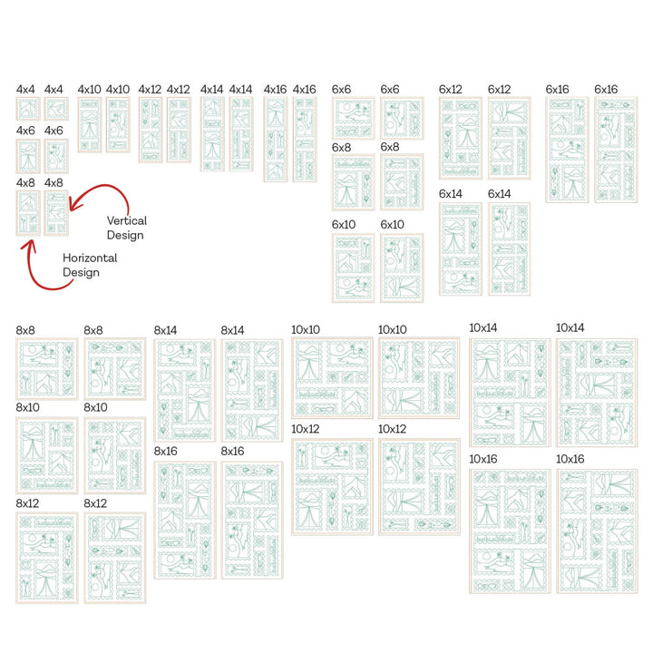 Travel 3 - Background Quilting