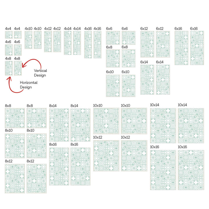Tile 1 - Background Quilting