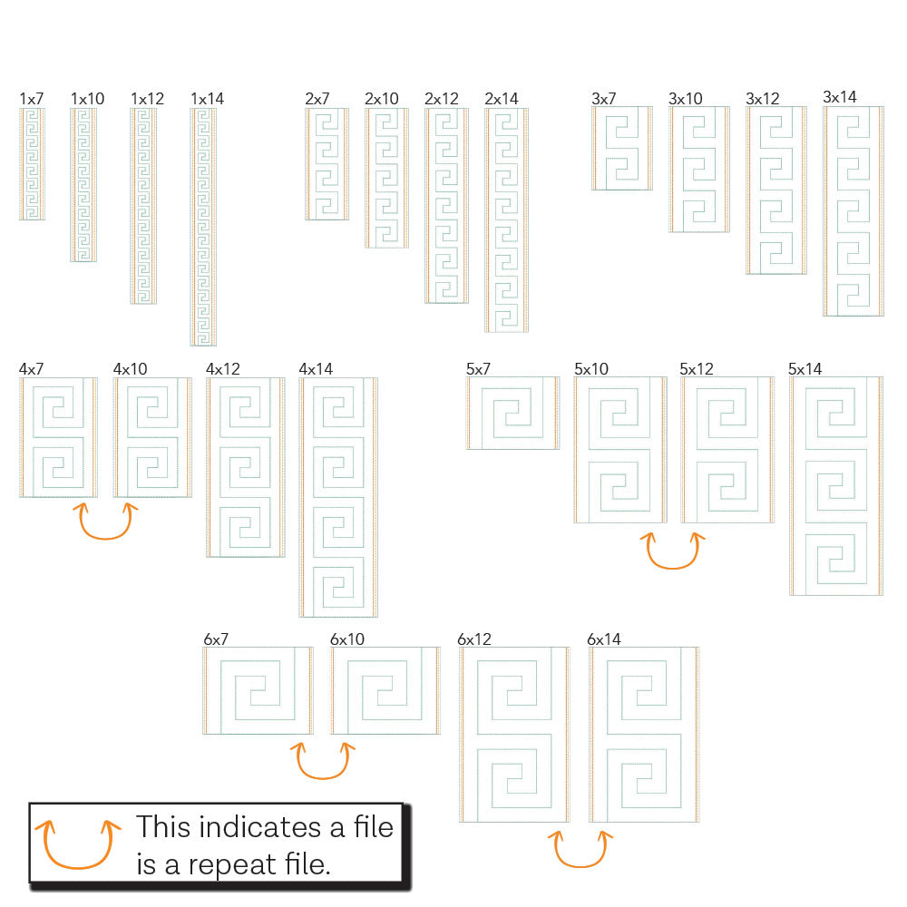 Meander Border 1 - Background Quilting