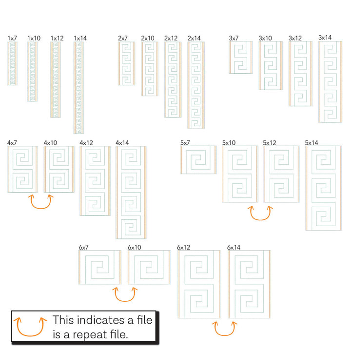 Meander Border 1 - Background Quilting