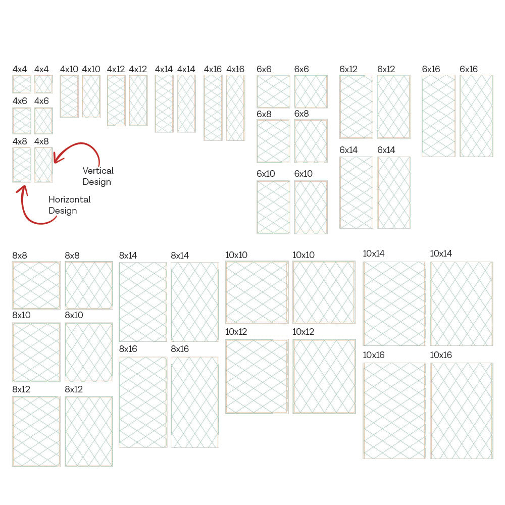 Diamond 5 - Background Quilting