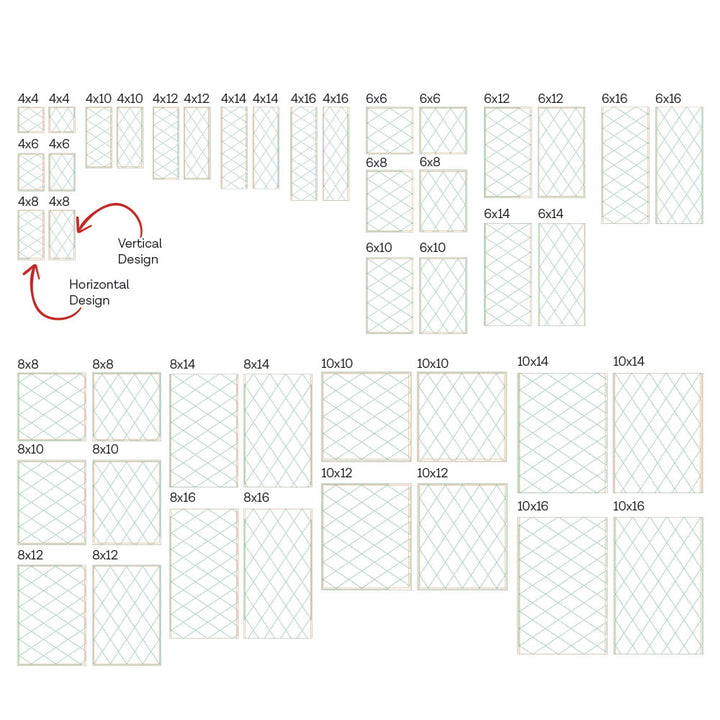 Diamond 5 - Background Quilting