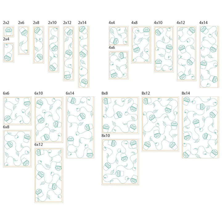 Fruit 14 - Background Quilting