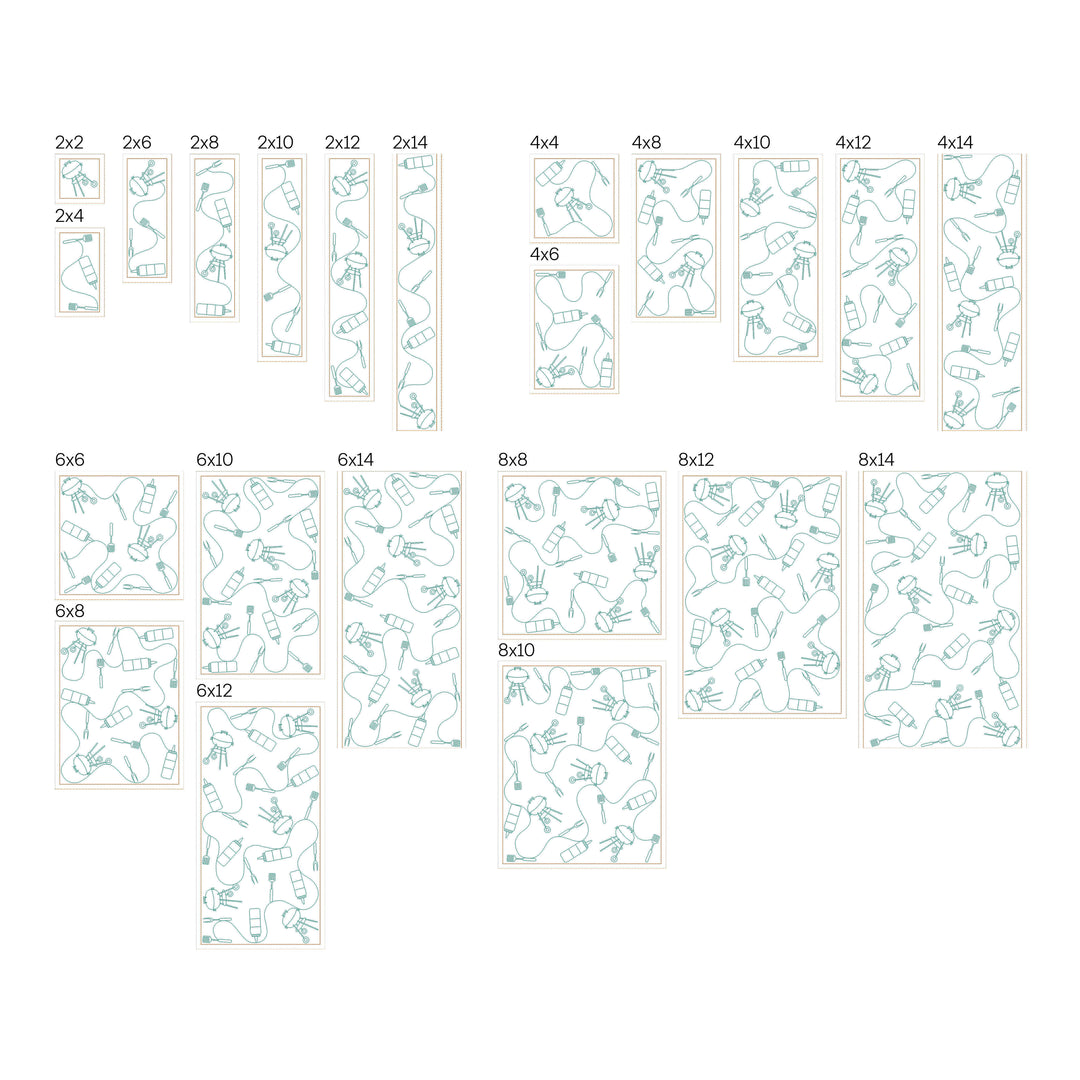 Cooking 1 - Background Quilting