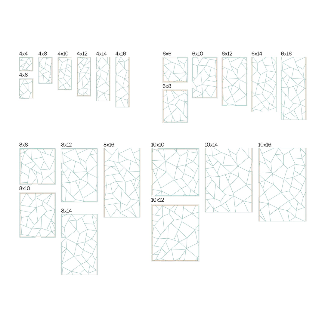 Crackle 1 - Background Quilting