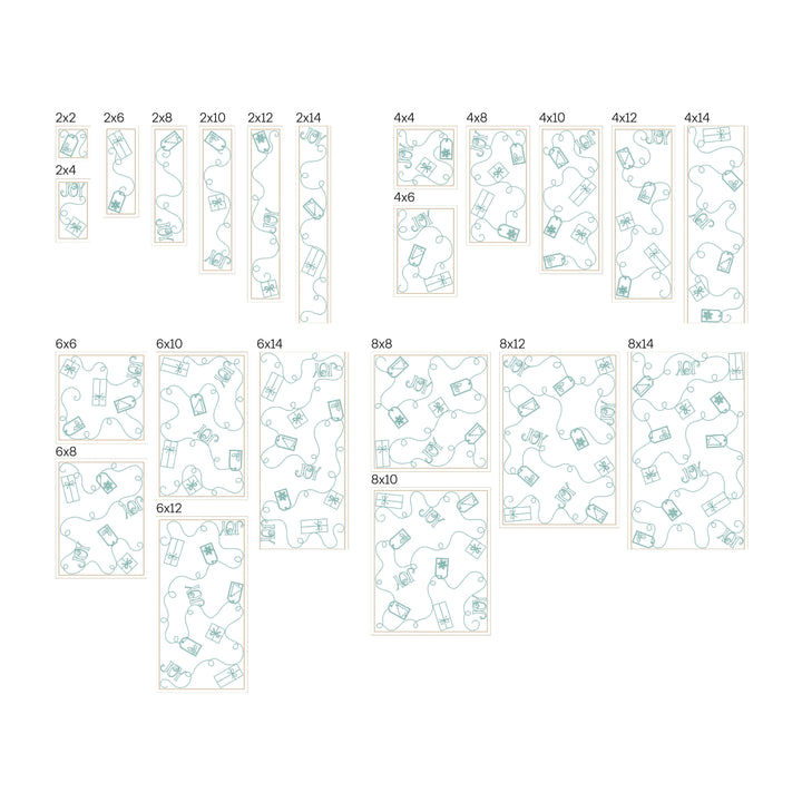 Christmas 21 - Background Quilting