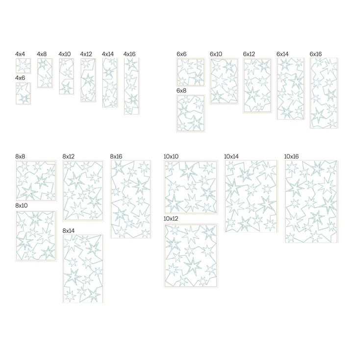 Stars 15 - Background Quilting