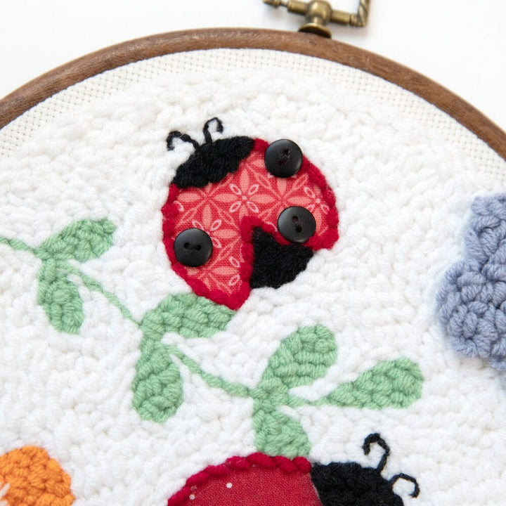 Bugs & Blooms - Punch Needle Plus Kit