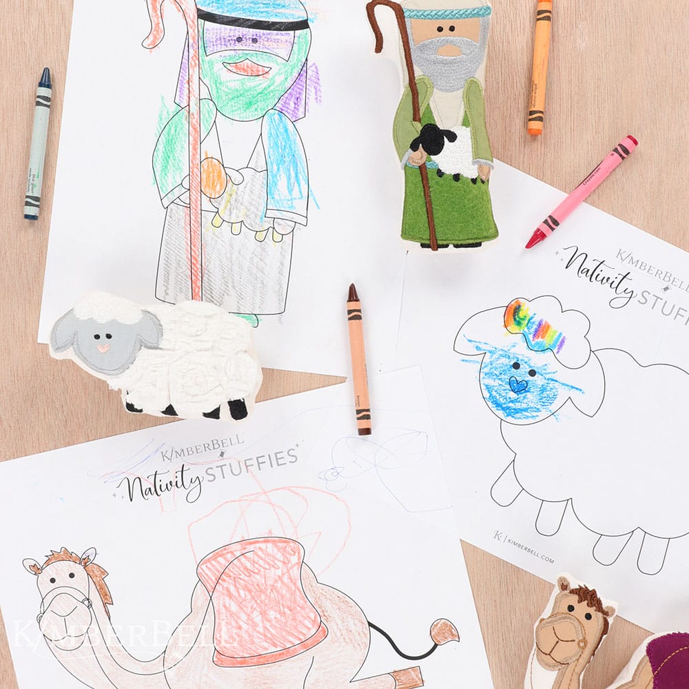 Nativity Coloring Pages