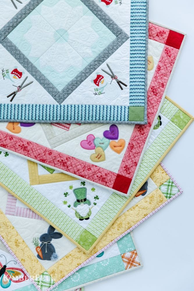 Cuties Vol. 2 Quilting Bundle, January-June