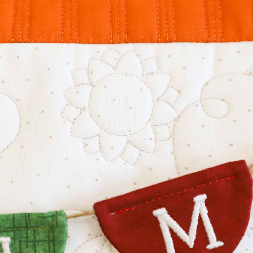 Floral 22 - Background Quilting