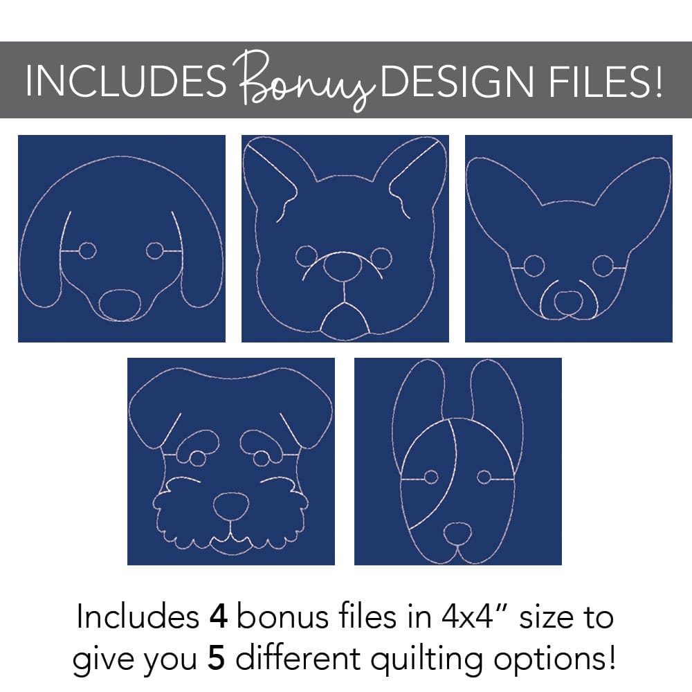 Animal 12 background quilting bonus designs