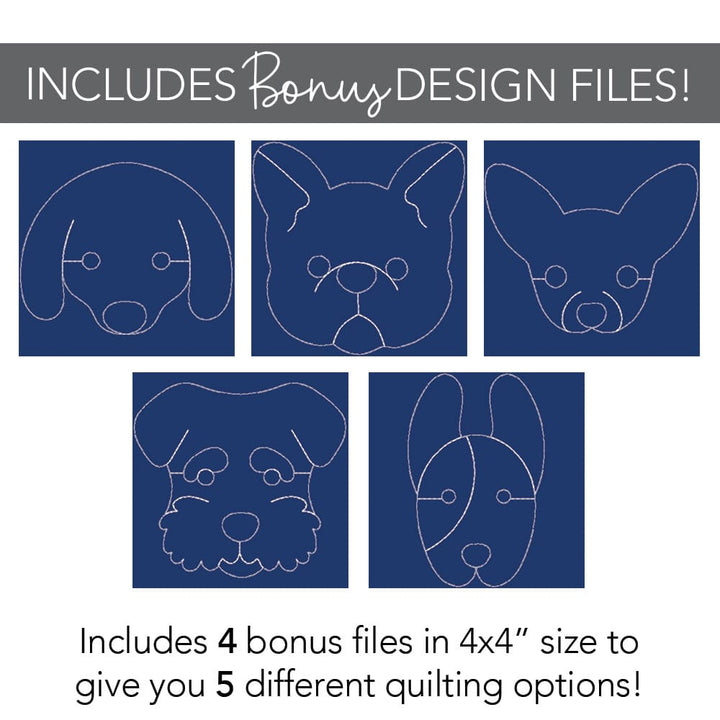 Animal 12 background quilting bonus designs