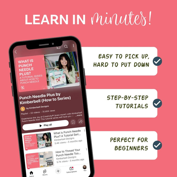 Petal Pop! - Punch Needle Plus Kit