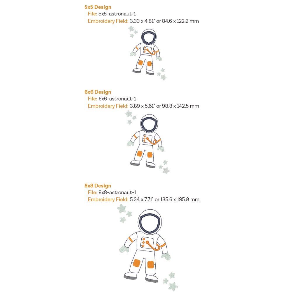 Astronaut Applique 1 (Digital Download)