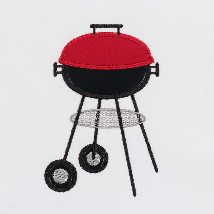 BBQ Grill Applique 1 (Digital Download)