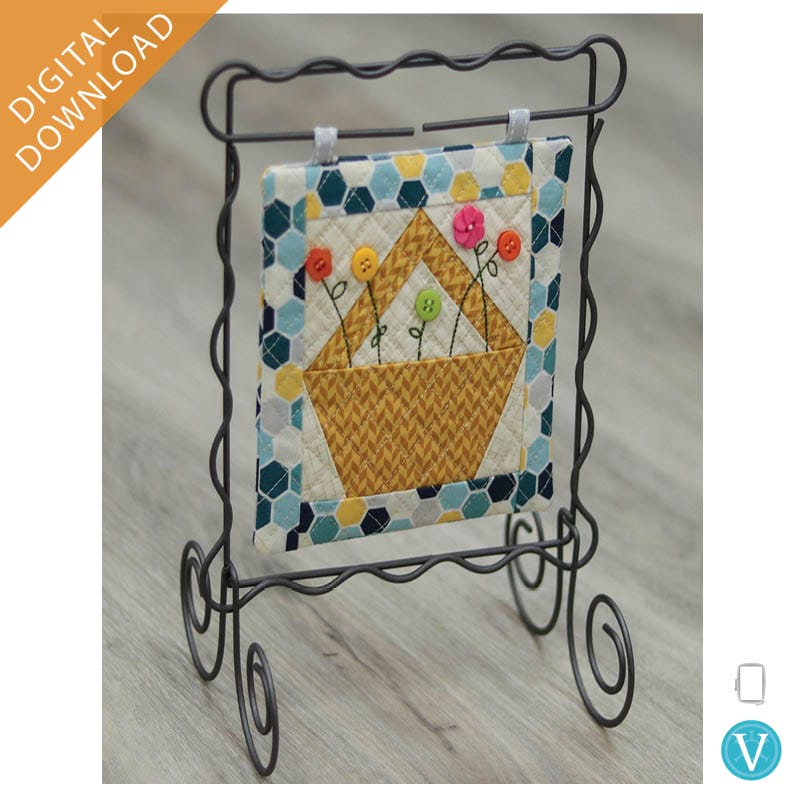 KDVT1056 Machine Embroidery by Number Basket