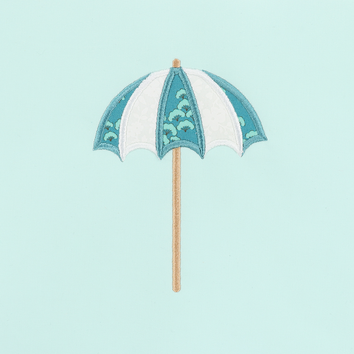 Beach Umbrella Applique 1 (Digital Download)
