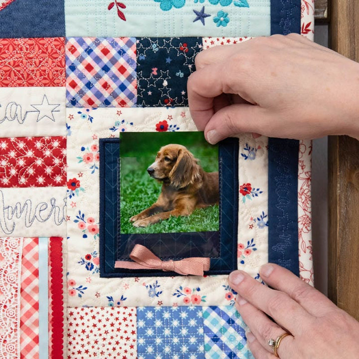 Star-Spangled Beauty Ladder Quilt